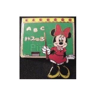   Disney Minnie Mouse School Teacher ABC 123 Pin 