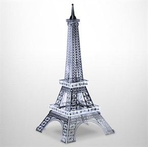  Laser Cut Metal Miniature Model Kit Eiffel Tower Free US SHIP