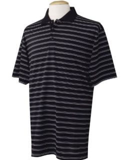   Mountain Mens UltraCool Yarn Dyed Stripe Golf Shirt. 124 Clothing