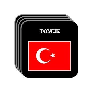 Turkey   TOMUK Set of 4 Mini Mousepad Coasters