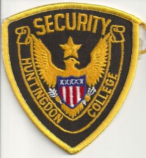 This is a patch from the Huntingdon College Security, Montgomery