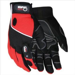 Memphis Glove 127 924L Multi Task Red Spandex Synthetic