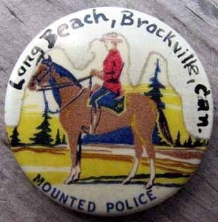 Early Canadian Mounted Police Pin L K A547