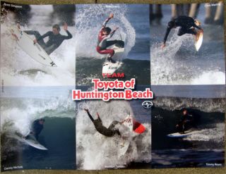 Huntington Beach Surf Poster Brett Simpson Jess Evans
