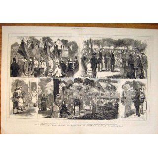 American Centennial Celebration Philadelphia Print 1876