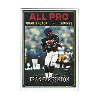 1974 Topps #129 Fran Tarkenton All Pro 