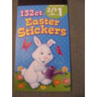 Easter Sticker Tablet ~ 132 Stickers ~ Bunny Watering