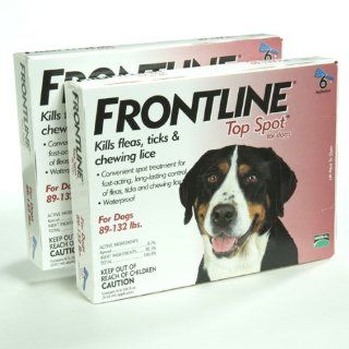 Frontline for Dogs 89 132 lbs, 6 pk