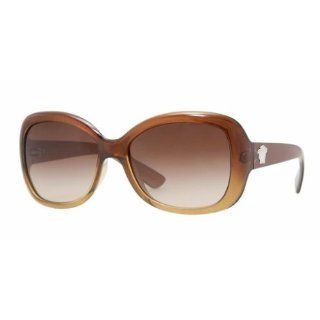 Versace Sunglasses Ve4187 133/13 Metallized Brown Gradien