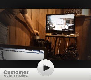 VideoSecu Indoor Outdoor Bullet Security Camera Built in