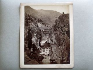 Laerdal Sogn OG Fjordane Norway 1890s Albumen Photo by Knudsen