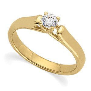 1/4 ct tw Diamond Solitaire Engagement Ring Diamond