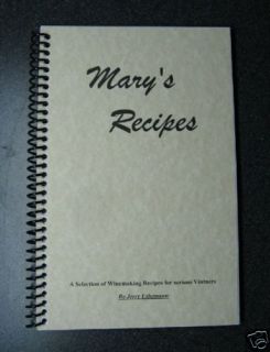  Recipe Book Beginner to Advanced 116 Home Wine Making Recipes
