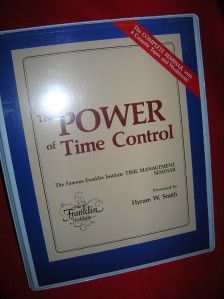 Hyrum W. Smith Power of Time Control, Focus on Time Management Seminar