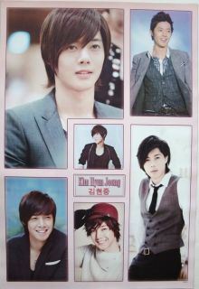 KIM HYUN JOONG COLLAGE OF 6 SHOTS ASIAN POSTER   SS501,BOYS OVER