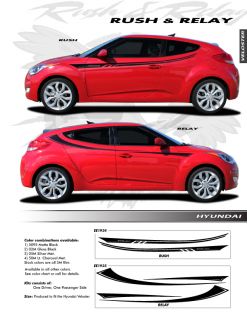 For Hyundai Veloster Relay Graphics Kit EE1935 Decals Trim Emblems