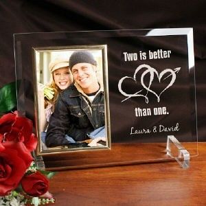  couple glass picture frame engraved love glass picture frame romance