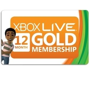 Microsoft Xbox Live Gold Subscription Card