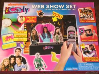iCarly Webshow Set Freddie Sam Spencer Carly Cast Figure Playset