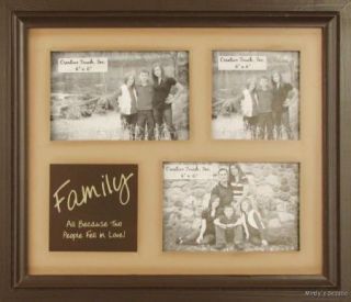  TWO PEOPLE FELL LOVE Primitive Country Family Photo Frame Home decor