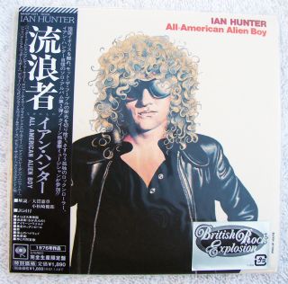 Ian Hunter All American Alien Boy Japan Mini LP CD w OBI 2006 Out of