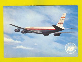 Postcard Airline issued Iberia Spain Airplane Aircraft