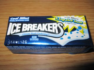 15 Sticks 1 Pack Cool Mint Ice Breakers Gum