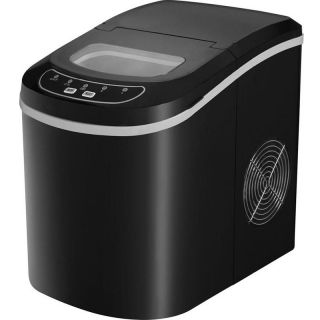 New Portable Ice Maker Compact Ice Cube Machine Black