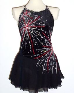Custom Made to Fit Beautiful Gorgeous Ice Skating Dress