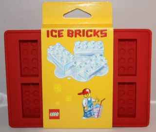 Lego Red Ice Cube Brick Tray New
