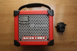 Roland MicroCube 2 Watt 2 Way Guitar Amplifier Micro Cube RED BRAND
