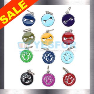 Charm Stainless Personal Pet ID Tag Dog Cat Tags