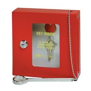 MMF Industries Steelmaster Emergency Key Box 201900007 Steel Red
