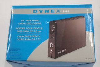 Dynex 3 5 PATA IDE EIDE External USB 2 0 Hard Drive Enclosure Kit DX