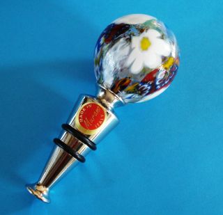 Murano Hand Blown Glass Bottle Stopper – Made in Italy