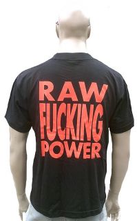 RAR Official Iggy Pop Raw Lover Power T Shirt XL