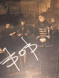  Romance MCR Signed Autograph All 5 Gerard Mikey Way Frankie Iero