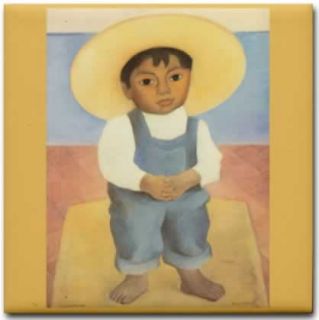  Artist Diego Rivera Painting Reproduction   Retrato del Nino Ignacio