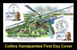Collins Hand Painted C119 Igor Sikorsky Helicopters