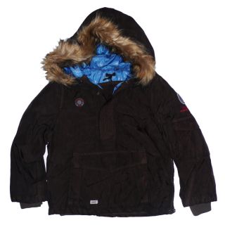 IKKS Boys Hooded Winter Jacket Coat Sz 5 6 8