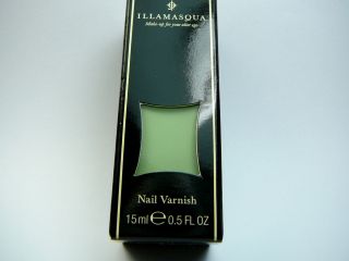 Illamasqua MILF Varnish Nail Polish New Boxed Minty Green Creme Pretty