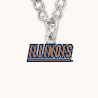 University of Illinois Fighting Illini Necklace Logo