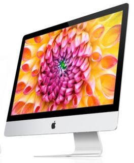 The 27 inch iMac is just 5mm thin at its edge and features a bright