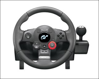 Logitech Driving Force GT Racing Wheel Pedals PS2 PS3