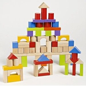 Imaginarium 75 Piece Wooden Block Set