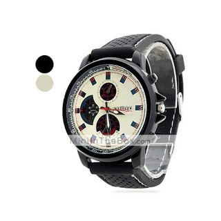 USD $ 5.79   Unisex Rubber Analog Quartz Wrist Watch (Assorted Colors