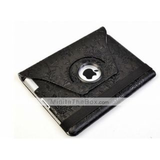 Litchi Grain PU Leather Case with 360°Rotatable Hardshell Stand for
