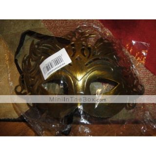 USD $ 1.89   Vintage Crowned Half Mask for Halloween Masquerade Party