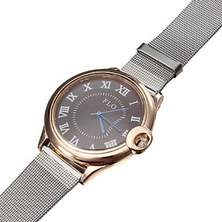 USD $ 7.89   Unisexs Steel Analog Quartz Wrist Watch (Silver),