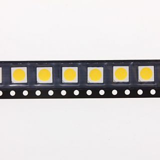 SMD 5050 0.2W 10 12LM 2800 3550K Warm White Light LED Emitters (3 3.4V